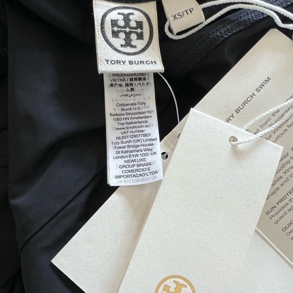 Tory Burch Lipsi Convertible One-Piece Swimsuit Black - Picture 8 of 15